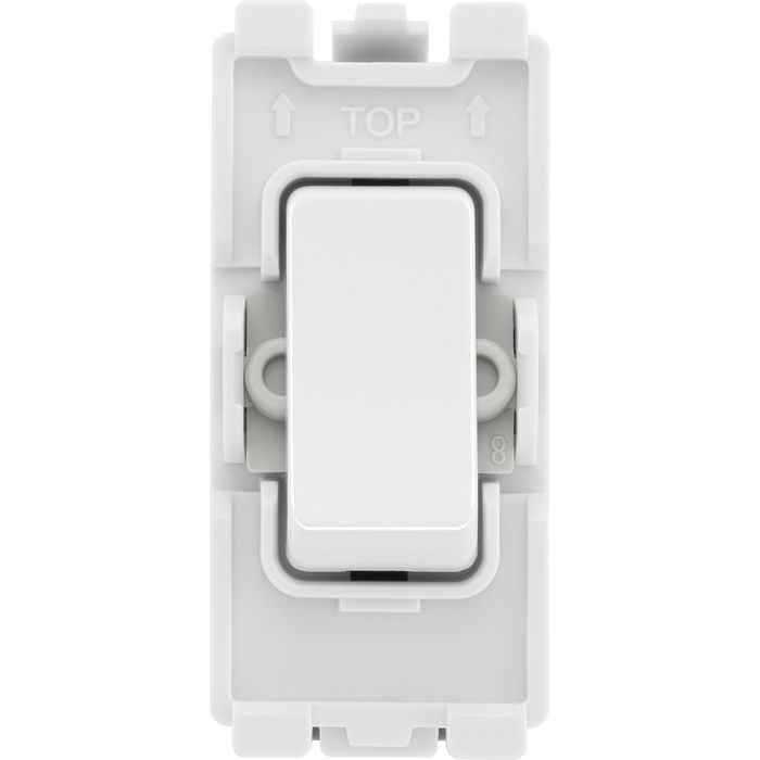 BG Evolve White 20A 2 Way Grid Module RPCDW12