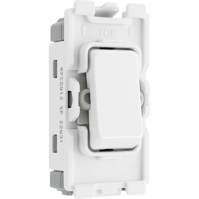 BG Evolve White 20A 2 Way Grid Module RPCDW12