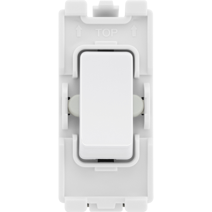 BG Evolve White 20A 2 Way Single Pole Centre Off Grid Module RPCDW12C