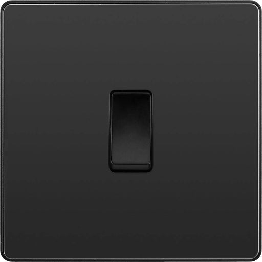 BG Evolve Black Chrome 1G 2W Light Switch PCDBC12B pcdmb60b Available from RS Electrical Supplies