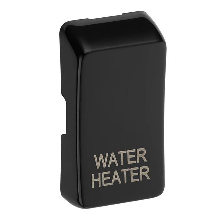 BG Evolve Black Engraved Water Heater Grid Rocker RRWHPCDB