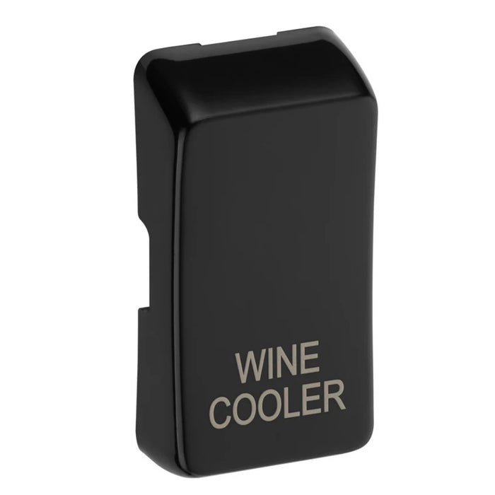 BG Evolve Black Engraved Wine Cooler Grid Rocker RRWCPCDB