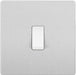 BG Evolve Brushed Steel 20A Double Pole Switch PCDBS30W Available from RS Electrical Supplies