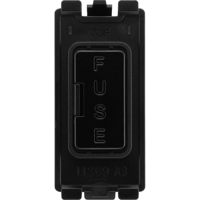 BG Evolve Black 13 Amp Fuse Carrier Grid Module RPCDBFUSE