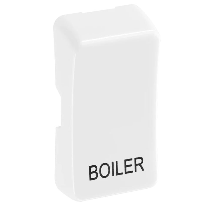 BG Evolve White Engraved Boiler Grid Rocker RRBLPCDW