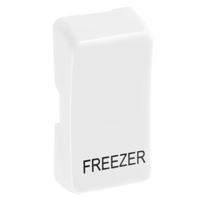 BG Evolve White Engraved Freezer Grid Rocker RRFZPCDW