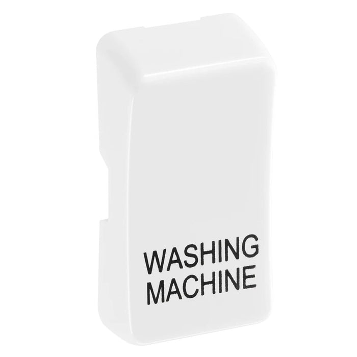 BG Evolve White Engraved Washing Machine Grid Rocker RRWMPCDW