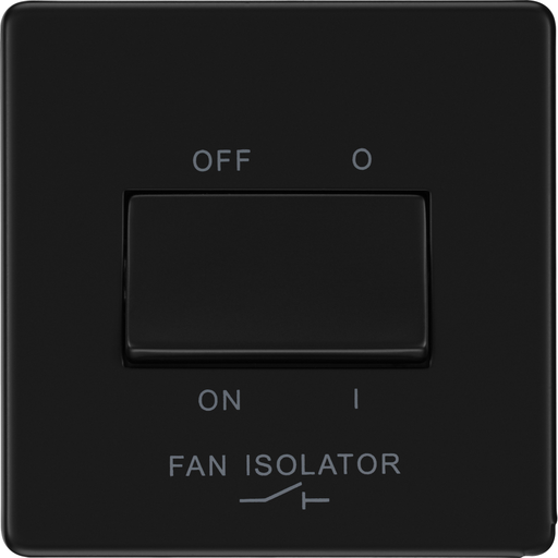 bg-flatplate-screwless-matt-black-fan-isolator-switch-ffb15-Available-from-RS-Electrical