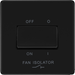 bg-flatplate-screwless-matt-black-fan-isolator-switch-ffb15-Available-from-RS-Electrical