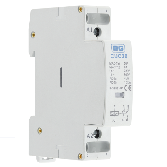 BG Fortress 20a Double Pole Contactor CUC20 Available from RS Electrical Supplies