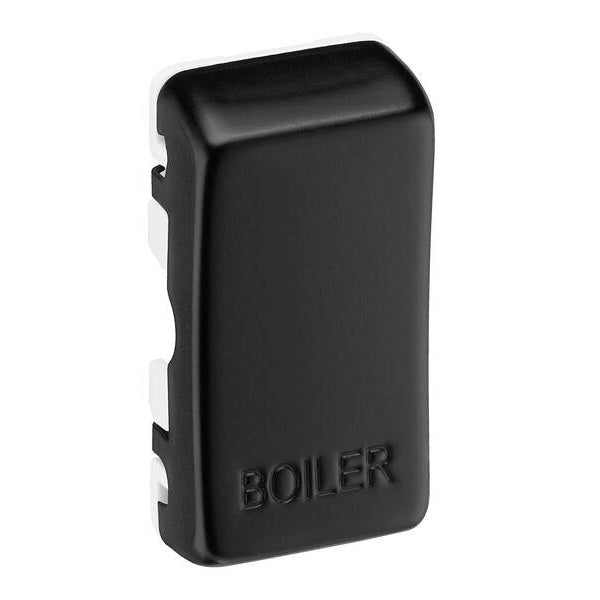 BG Grid Matt Black Engraved 'Boiler' Rocker RRBLFB