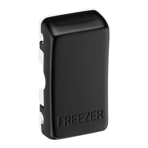 BG Grid Matt Black Engraved 'Freezer' Rocker RRFZFB