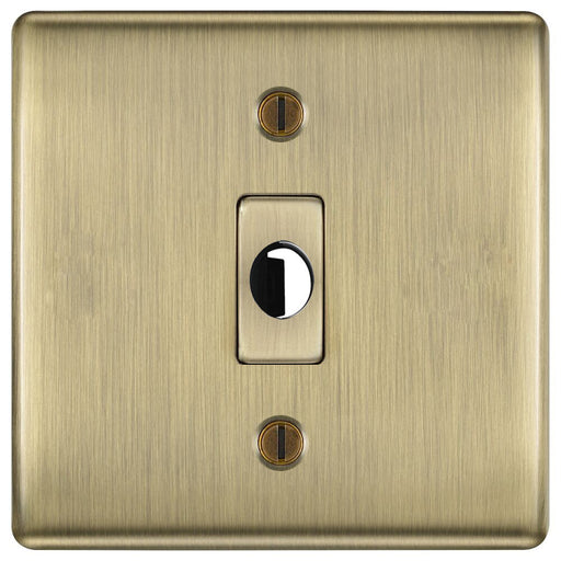 BG Nexus Metal Antique Brass Flex Outlet NABFLEX Available from RS Electrical Supplies