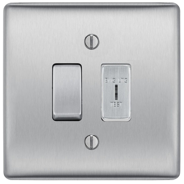 BG Nexus Metal Brushed Steel 2W & Emergency Key Switch NBS42ELAvailable from RS Electrical