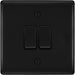 bg-nexus-metal-matt-black-2w-intermediate-light-switch-nfb2wint-Available-from-RS-Electrical