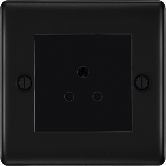 bg nexus metal matt black 5a unswitched socket nfb29mb Available from RS Electrical