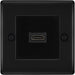 BG Nexus Metal Matt Black HDMI Socket NFBHDMIB available from RS Electrical