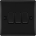 bg-nexus-metal-matt-black-3g-2w-light-switch-nfb43-Available-from-RS-Electrical