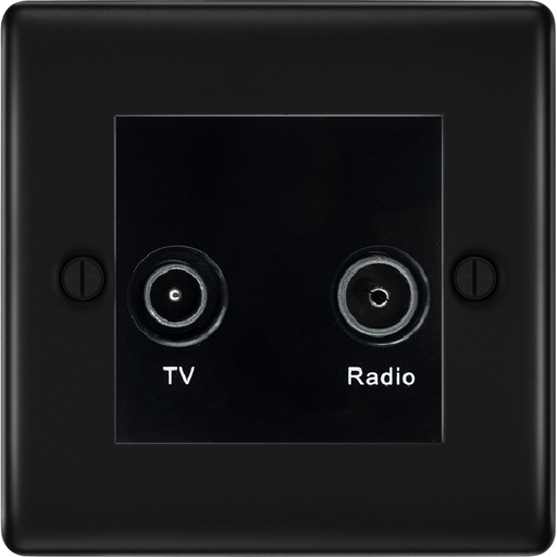 bg-nexus-metal-matt-black-tv-fm-socket-nfb66b-Available-from-RS-Electrical