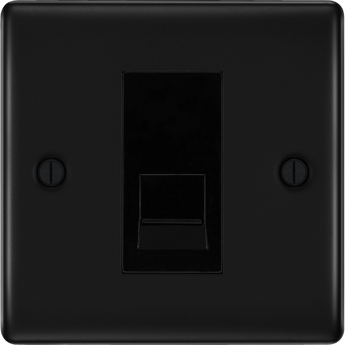 bg-nexus-metal-matt-black-master-telephone-socket-nfbbtm1-Available-from-RS-Electrical