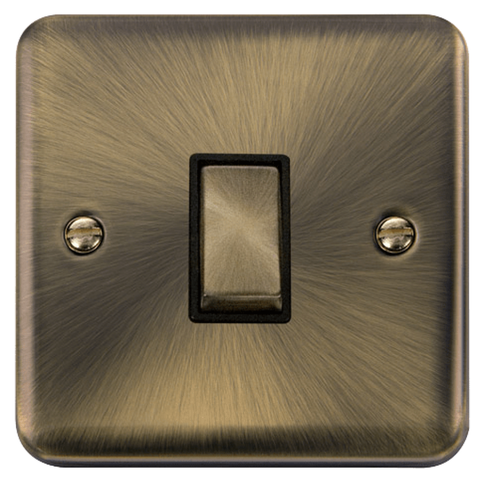 Click Deco Plus Antique Brass Intermediate Switch DPAB425BK