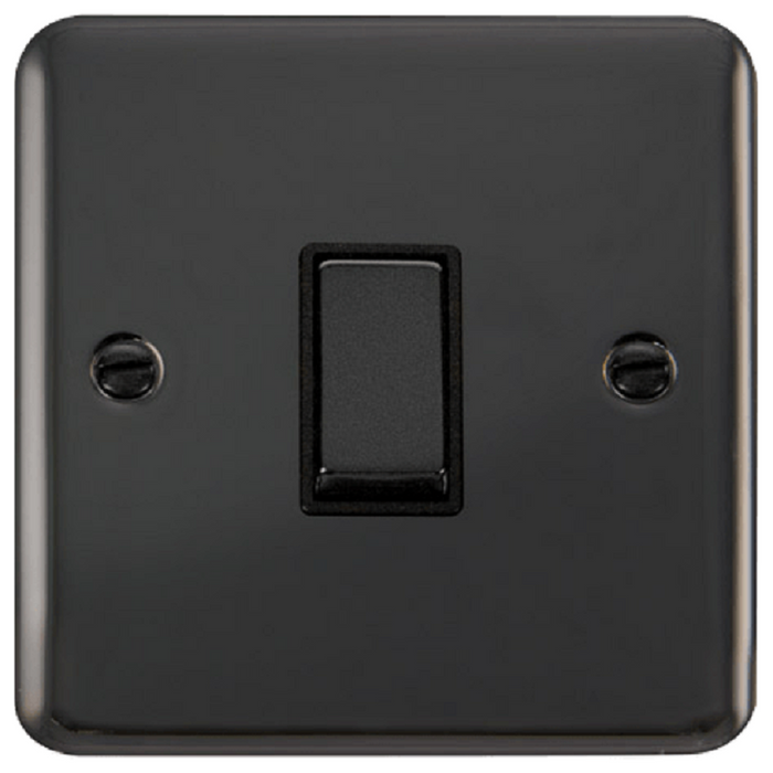 Click Deco Plus Black Nickel 1G Light Switch DPBN411BK