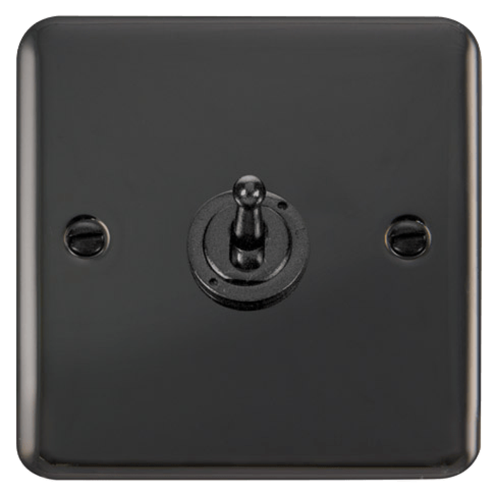 Click Deco Plus Black Nickel 1G Toggle Switch DPBN421