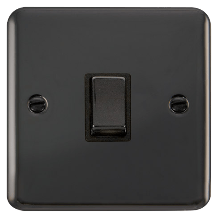 Click Deco Plus Black Nickel 20A Double Pole Switch DPBN722BK