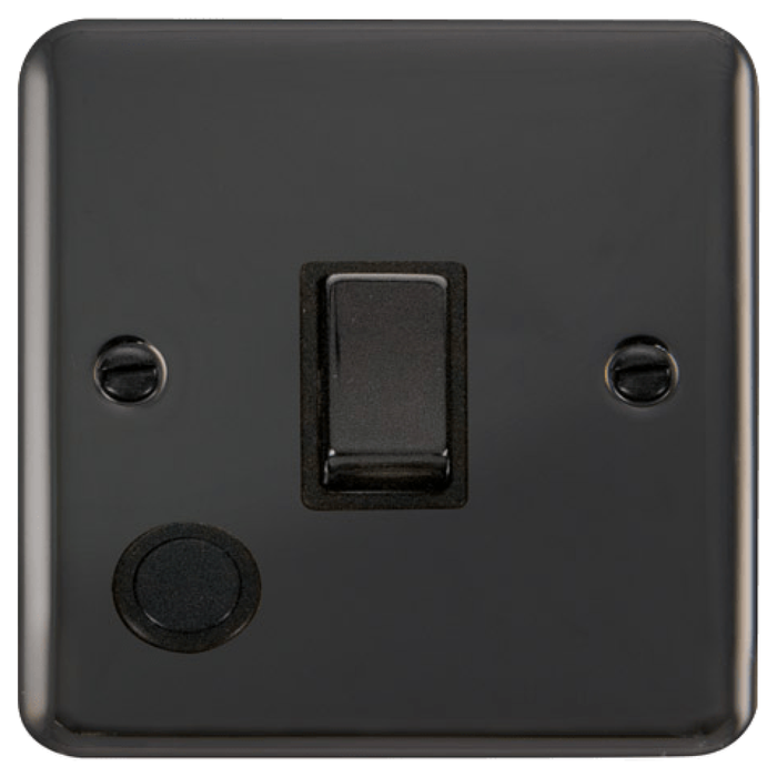 Click Deco Plus Black Nickel 20A Double Pole Switch with Flex DPBN522BK