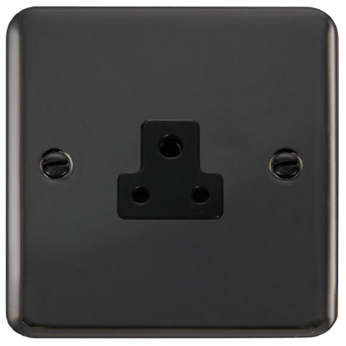 Click Deco Plus Black Nickel 2A Unswitched Socket DPBN039BK