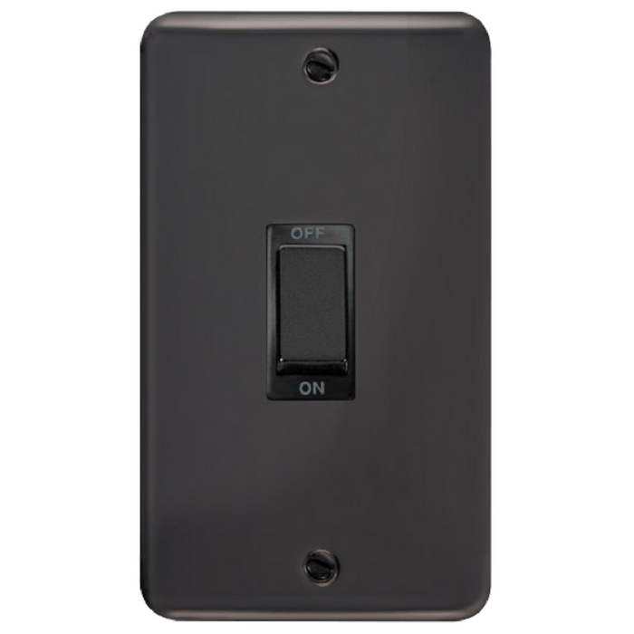 Click Deco Plus Black Nickel 45A Cooker Switch DPBN502BK