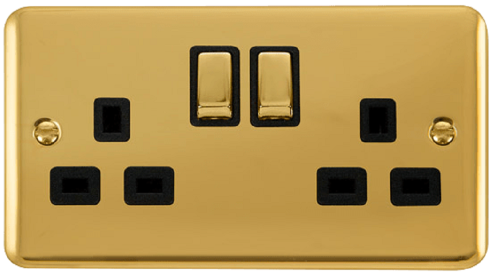 Click Deco Plus Polished Brass Black