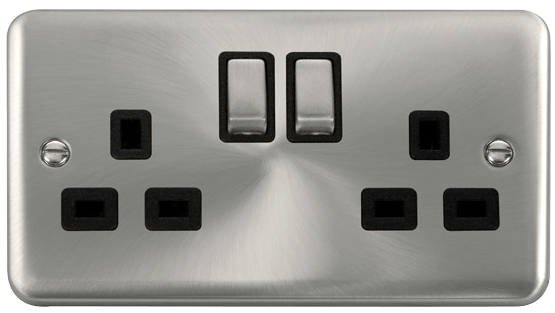 Click Deco Plus Satin Chrome Black