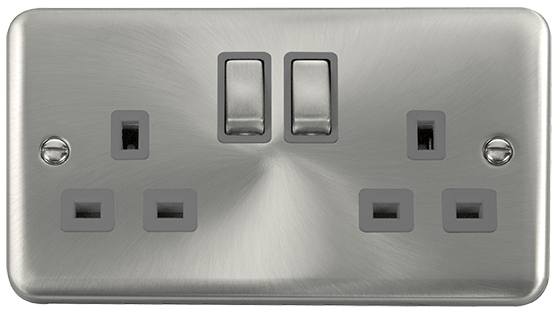 Click Deco Plus Satin Chrome Grey