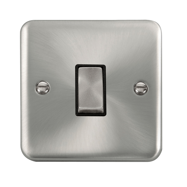 Click Deco Plus Satin Chrome Intermediate Switch DPSC425BK