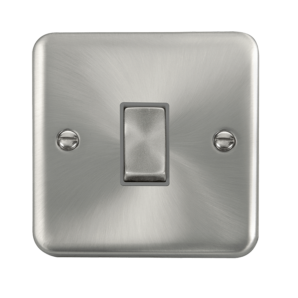 Click Deco Plus Satin Chrome Intermediate Switch DPSC425GY