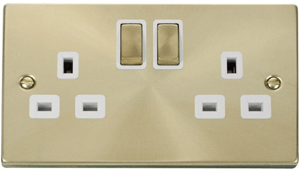 Click Deco Satin Brass White