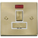 Click Deco Satin Brass 13A Switched Spur with Neon VPSB752WH Available from RS Electrical Supplies