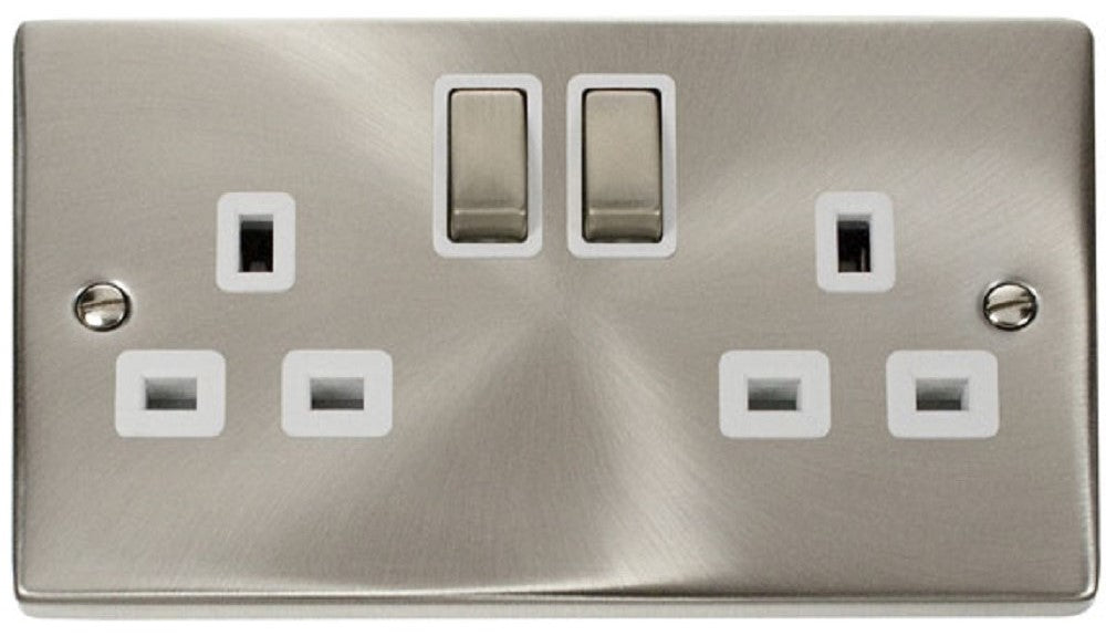 Click Deco Satin Chrome White