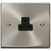 Click Deco Satin Chrome 2A Unswitched Socket VPSC039BK Available from RS Electrical Supplies