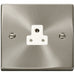 Click Deco Satin Chrome 2A Unswitched Socket VPSC039WH Available from RS Electrical Supplies