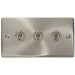 Click Deco Satin Chrome 3G Toggle Switch VPSC423 Available from RS Electrical Supplies