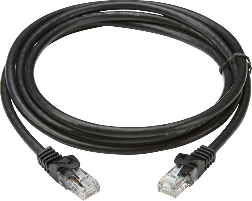 Knightsbridge Black 1 meter UTP CAT6 Networking Cable NETC61M available from RS Electrical Supplies