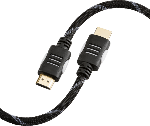 Knightsbridge Black 2 meter 4K High Speed HDMI Cable AVHD4K2 Available from RS Electrical Supplies