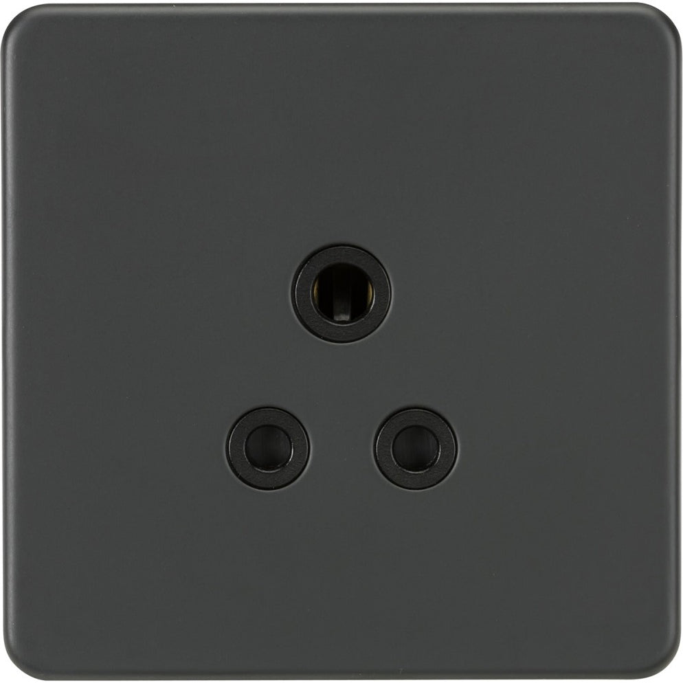 Knightsbridge Screwless Anthracite 5A Unswitched Socket SF5AAT | RS ...