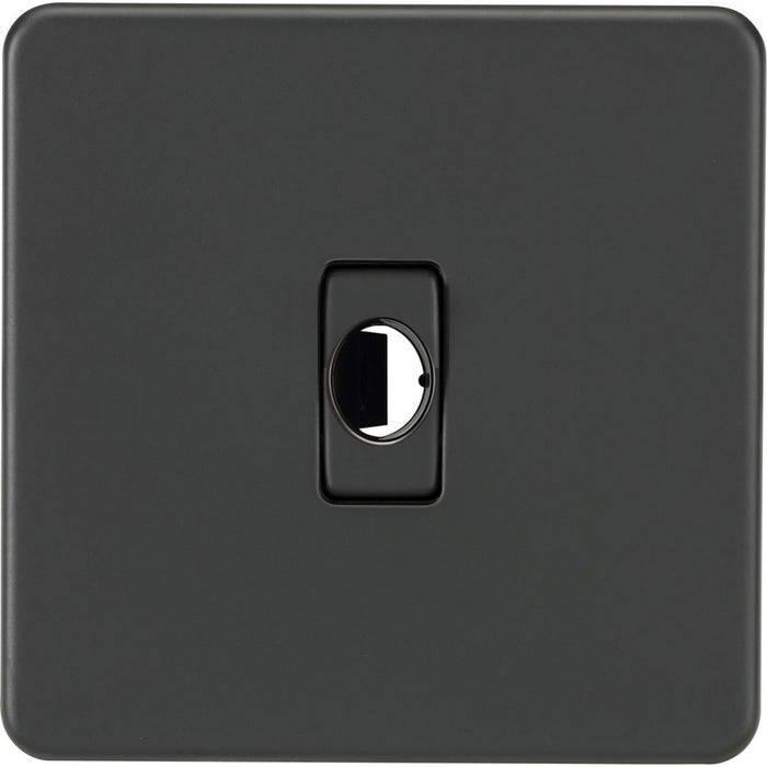 Knightsbridge Screwless Anthracite Flex Outlet SFFLEXAT Available from RS Electrical Supplies