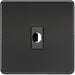 Knightsbridge Screwless Matt Black Flex Outlet SFFLEXMBB Available from RS Electrical 