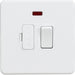 Knightsbridge Screwless Matt White 13A Switched Spur with Neon SF6300NMWAvailable from RS Electrical