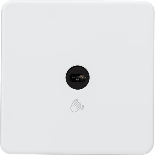 Knightsbridge Screwless Matt White 1G 1W Touchless Switch SFTS1MWAvailable from RS Electrical