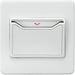 Knightsbridge Screwless Matt White Hotel Key Card Switch SFCARDMWAvailable from RS Electrical